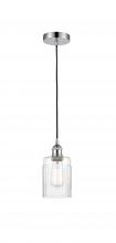  616-1P-PC-G342 - Hadley - 1 Light - 5 inch - Polished Chrome - Cord hung - Mini Pendant