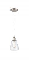  616-1P-SN-G392 - Ellery - 1 Light - 5 inch - Brushed Satin Nickel - Cord hung - Mini Pendant