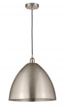  616-1P-SN-MBD-16-SN - Bristol - 1 Light - 16 inch - Brushed Satin Nickel - Cord hung - Mini Pendant