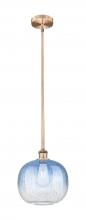 Innovations Lighting 616-1S-AC-G481-10SB - Brookhaven Sphere - 1 Light - 11 inch - Antique Copper - Stem hung - Mini Pendant