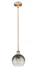 Innovations Lighting 616-1S-AC-G483-8SL - Brookhaven Globe - 1 Light - 8 inch - Antique Copper - Stem hung - Mini Pendant