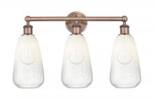 Innovations Lighting 616-3W-AC-G480-6OP - Brookhaven Almond - 3 Light - 24 inch - Antique Copper - Bath Vanity Light