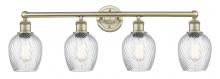  616-4W-AB-G292 - Salina - 4 Light - 33 inch - Antique Brass - Bath Vanity Light
