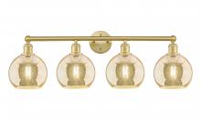 Innovations Lighting 616-4W-SG-G128-8 - Athens - 4 Light - 35 inch - Satin Gold - Bath Vanity Light
