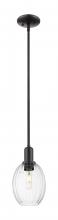 Innovations Lighting 716-1S-BK-G459-6CL - Preston Bulb - 1 Light - 6 inch - Matte Black - Mini Pendant