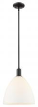 Innovations Lighting 716-1S-BK-GBD-121 - Bristol - 1 Light - 12 inch - Matte Black - Stem hung - Mini Pendant