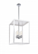 Matteo Lighting C76004WH - Flare White Chandelier