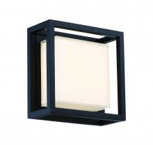  WS-W73608-BK - Framed Outdoor Wall Sconce Light