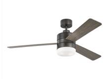  3ERAR52AGPD - Era 52" Dimmable LED Indoor/Outdoor Aged Pewter Ceiling Fan with Light Kit, Remote Control and M