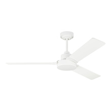  3JVR52RZW - Jovie 52" Indoor/Outdoor Matte White Ceiling Fan with Wall Control and Manual Reversible Motor