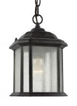  60029-746 - Kent traditional 1-light outdoor exterior semi-flush convertible ceiling hanging pendant in oxford b