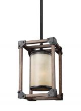  6113301-846 - Dunning contemporary 1-light indoor dimmable ceiling hanging single pendant light in stardust finish