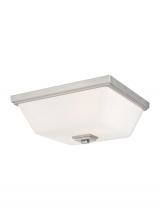 7513702-962 - Ellis Harper classic 2-light indoor dimmable ceiling flush mount in brushed nickel silver finish wit