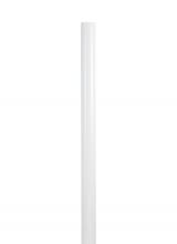  8102-15 - Outdoor Posts traditional -light outdoor exterior steel post in white finish