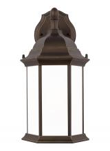  8938751-71 - Sevier traditional 1-light outdoor exterior medium downlight outdoor wall lantern sconce in antique