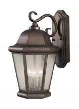  OL5902CB - Martinsville traditional 3-light outdoor exterior large wall lantern sconce in corinthian bronze fin