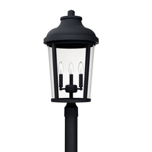  927034BK - 3 Light Outdoor Post Lantern