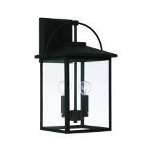  948021BK - 2-Light Outdoor Wall-Lantern