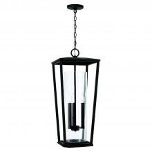  948132BK - 3-Light Outdoor Hanging-Lantern