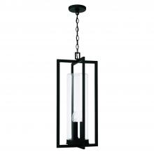  948232BK - 3-Light Outdoor Hanging-Lantern