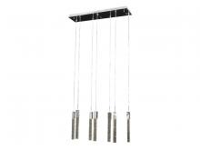 Avenue Lighting HF1900-7-GL-CH - The Original Glacier Collection 7 Light Bubbled Crystal Multi Port Pendant