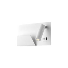  WS16811R-WH - Dorchester 11-in White LED Wall Sconce