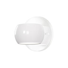  WS46604-GWH - Flux 4-in Gloss White LED Wall Sconce
