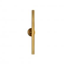 WS90424-VB - Mason 24-in Vintage Brass LED Wall Sconce