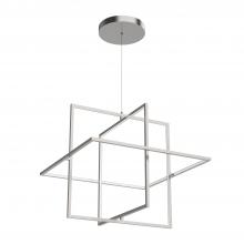  PD16328-BN - Mondrian 28-in Brushed Nickel LED Pendant