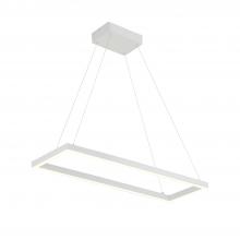  PD88530-WH - Piazza 30-in White LED Pendant