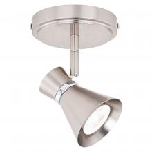  C0218 - Alto 1L LED Directional Ceiling Light Brushed Nickel and Chrome