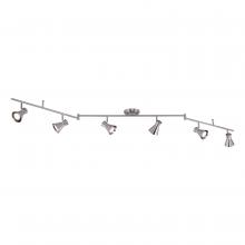  C0221 - Alto 6L LED Swing Directional Ceiling Light Brushed Nickel and Chrome
