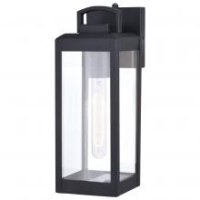  T0566 - Kinzie 5-in. W Outdoor Wall Light Textured Black