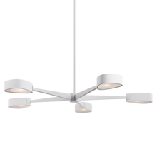  F7345-TWH - ALLISIO 5LT CHANDELIER