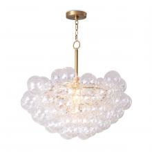  16-1044NB - Regina Andrew Bubbles Chandelier (Clear) Natural