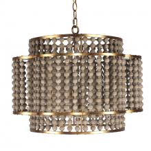  H7215-4G - Carina Chandelier with Gold