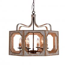  H8104S-6 - Nadia Octagon Small Chandelier