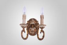  W5122-2 - Milan Double Sconce w/ gold finish