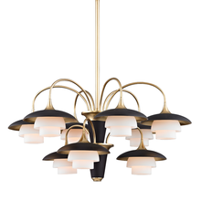  1009-AGB - 9 LIGHT CHANDELIER