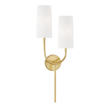 1422-AGB - 2 LIGHT WALL SCONCE