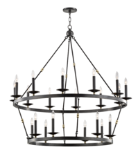  3247-AOB - 20 LIGHT CHANDELIER