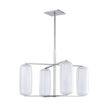  3474-PN - 4 LIGHT CHANDELIER