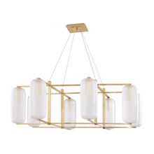  3478-AGB - 8 LIGHT CHANDELIER