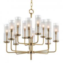  3925-AGB - 12 LIGHT CHANDELIER