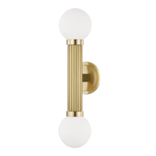 5102-AGB - 2 LIGHT WALL SCONCE
