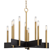  8825-AGB - 10 LIGHT CHANDELIER
