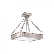  933-PN - 3 LIGHT SEMI FLUSH