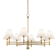  MDS106-AGB - 8 LIGHT CHANDELIER