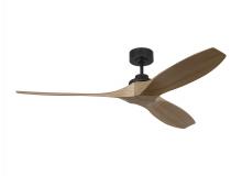  3CLNSM60MBKNH - Collins Smart 60 Ceiling Fan in Midnight Black with Natural Honey Blades