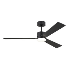  3RZR52MBK - Rozzen 52" Indoor/Outdoor Midnight Black Ceiling Fan with Handheld Remote Control